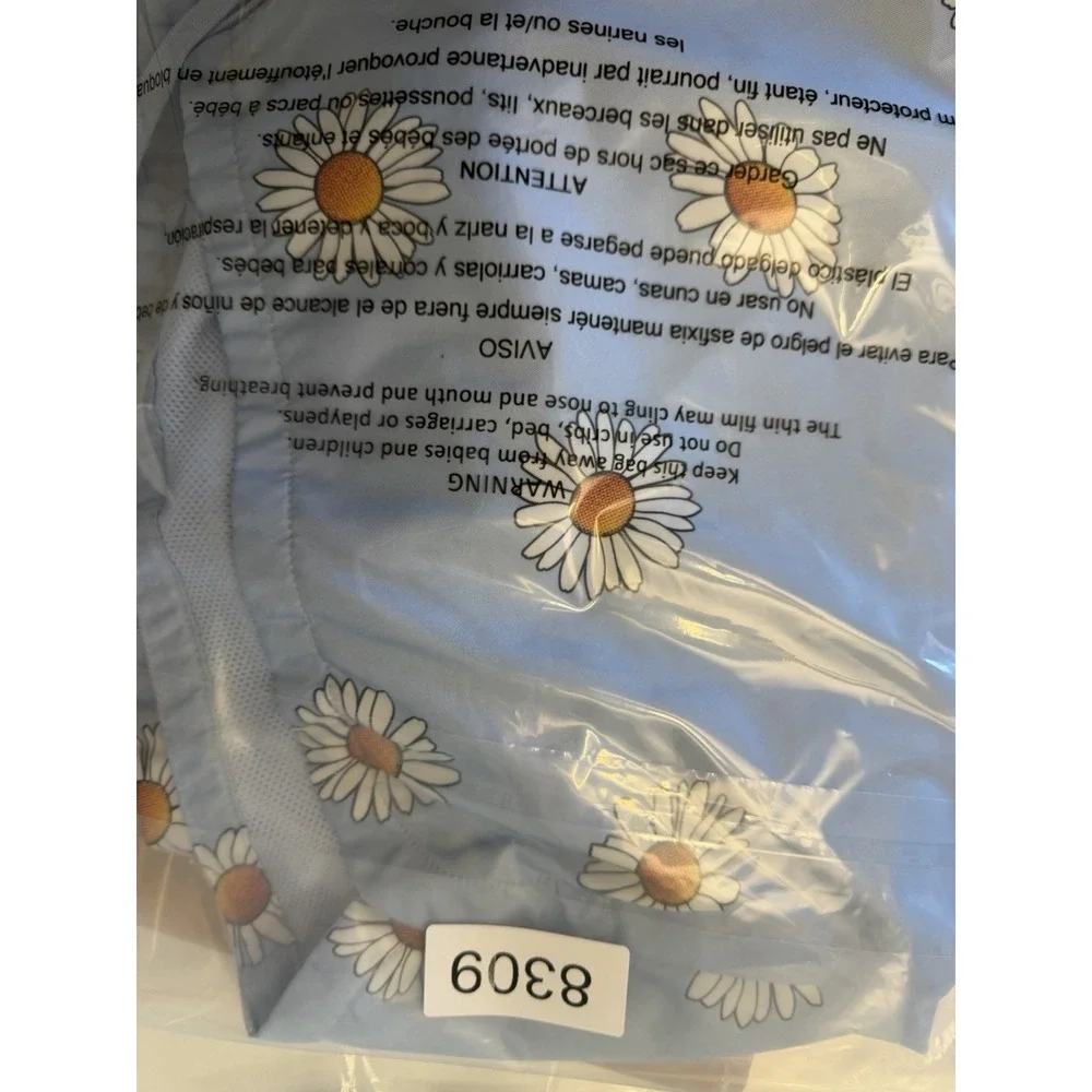 Nike Sportswear Light Blue Daisy Print Swim Shorts Summer Casual Lined‎ Mens S